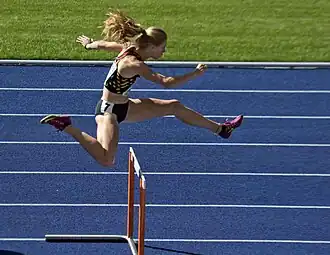 Van Puyvelde op de EK atletiek in Berlijn, 2018.