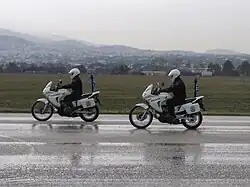 Griekse politie op de Transalp XL650V
