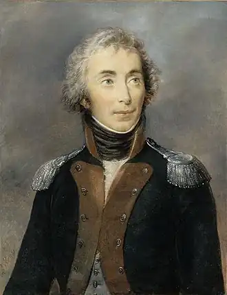 Emmanuel de Grouchy, kolonel van het 2e dragonder regiment in 1792, door Georges Rouget (1835)