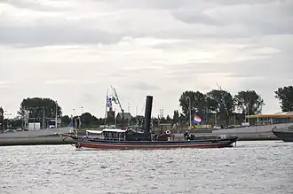 De Pieter Boele op de Nieuwe Maas