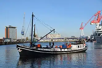 De Alewijn de Groot in de Wiltonhaven