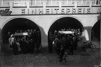 EPA aan de Marktgasse in Bern in 1932