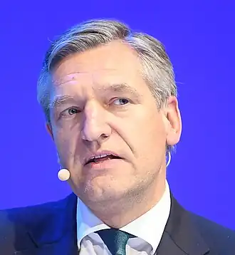 Buma op het Helsinki Congres van de Europese Volkspartij, november 2018