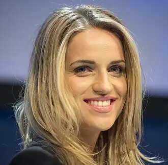 Gabriela Gunčíková tijdens het Eurovisiesongfestival 2016