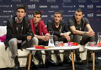 Highway tijdens het Eurovisiesongfestival 2016