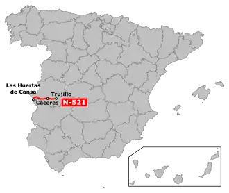 Carretera Nacional N-521