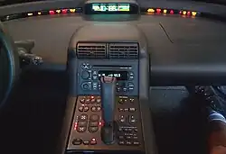 Centraal bedieningspaneel en dashboard