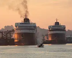 Veerboten in Ludington