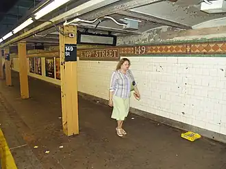 Ondergronds op E 149th Street