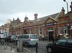 Het edwardiaanse stationsgebouw uit 1904.