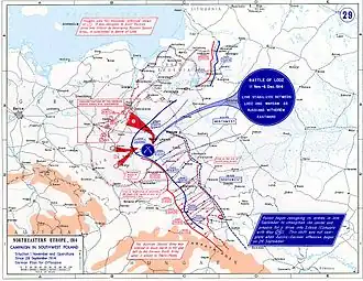 Oostfront 28 september - 1 november, 1914