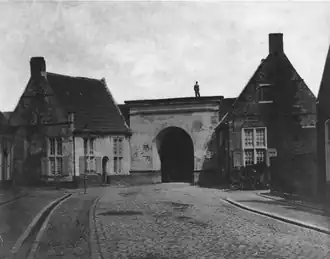 Binnenzijde Ebbingepoort (Johannes Gerhardus Kramer)