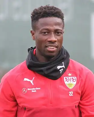 Ofori in 2017 als speler van VfB Stuttgart