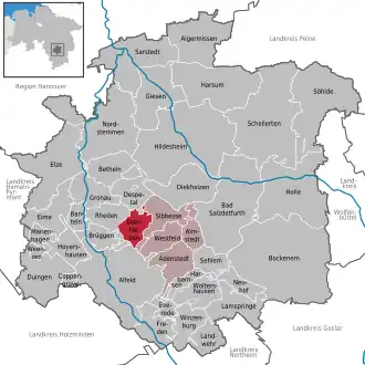 Kaart van Eberholzen