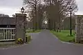 Huis te Echten 05 Huis te Echten, inrijpoort en hekwerk