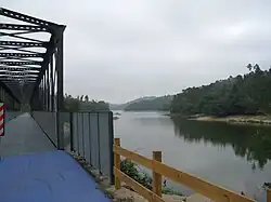 Ecopista do Dão over de rivier Dão bij Granjal