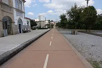 Ecopista do Tâmega bij Celorico de Basto train station