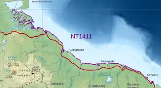 Mangrovekust van noordelijk Zuid-Amerika