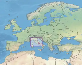 Ligging van de ecoregio