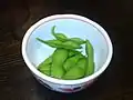 枝豆 Edamame - in peul gekookte sojabonen