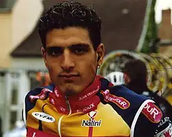 Lembo tijdens de Tour de l'Avenir 2001