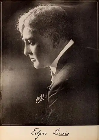 Edgar Lewis in 1920