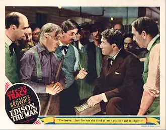 Advertentie voor Edison, the Man