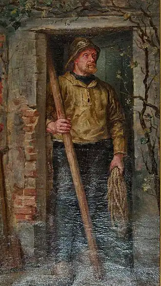 Visser' door Edmond Van der Haeghen