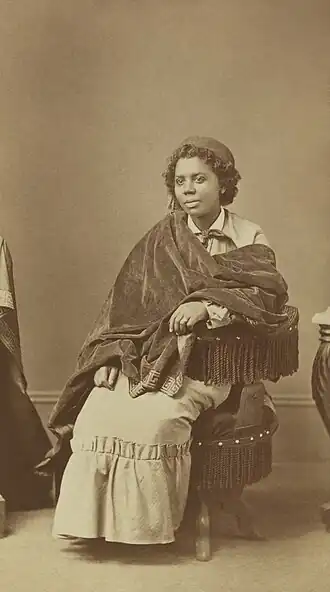 Edmonia Lewis omstreeks 1870