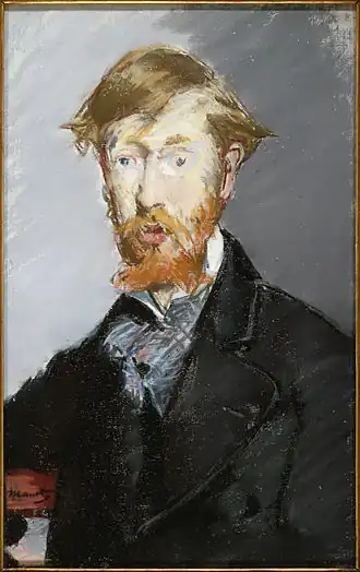 George Moore, geschilderd door Édouard Manet, 1879