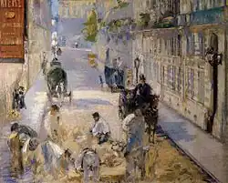 Stratenmakers in de Rue Mosnier (1878)
