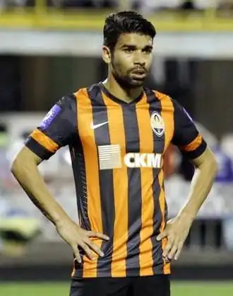 Eduardo met FK Sjachtar Donetsk tijdens de finale van de Oekraïense voetbalbeker in 2014