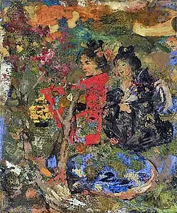 Geishas In A Japanese Garden, 1894