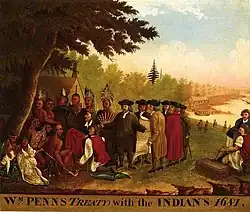 Penn's Treaty (1847), privécollectie