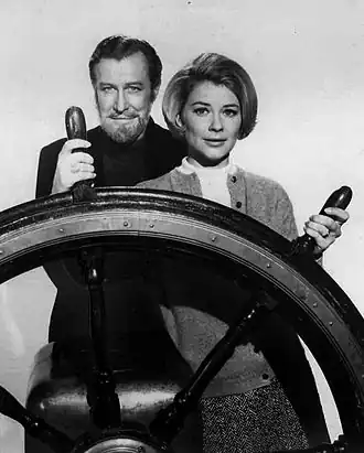 Edward Mulhare en Hope Lange in The Ghost & Mrs. Muir