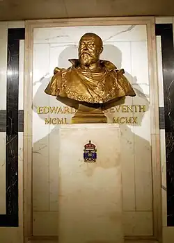 Buste in het Britse museum.