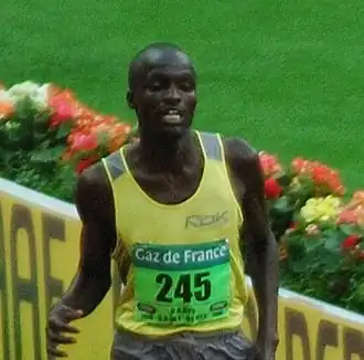 Tijdens de Golden League meeting in Parijs, 2006.