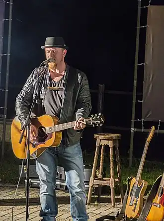 tijdens het kampvuurfestival 2016