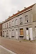 Rij arbeiderswoningen