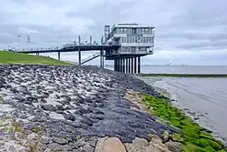 Het Eemshotel vanuit het Oosten bezien..