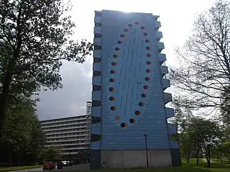 Muurschildering van Slits op Kikkenstein (2014)