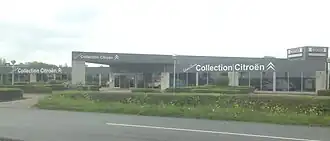 Entree van het museum