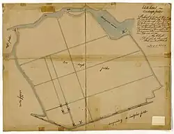 Eendragtspolder op een kaart van 1895