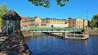 oostzijde van de brug in 2025