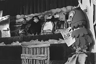 links met bril Truus de Mier 1969