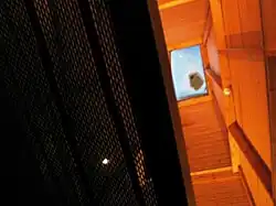 Eestvloer in de mouttoren van het Nationaal Jenevermuseum Hasselt (8 maart 2006)