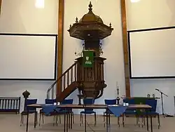Preekstoel uit 1636 in De Ontmoeting