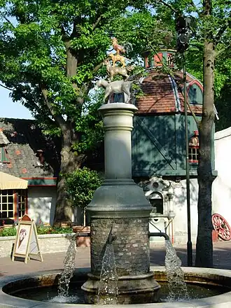 De Bremer stadsmuzikanten op het Anton Pieckplein, Efteling