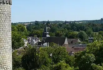 Gezicht op Le Grand-Pressigny