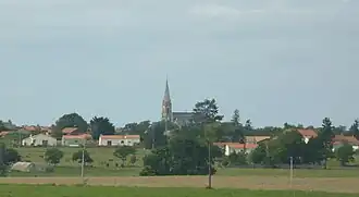 De kerk van Aigrefeuille-sur-Maine